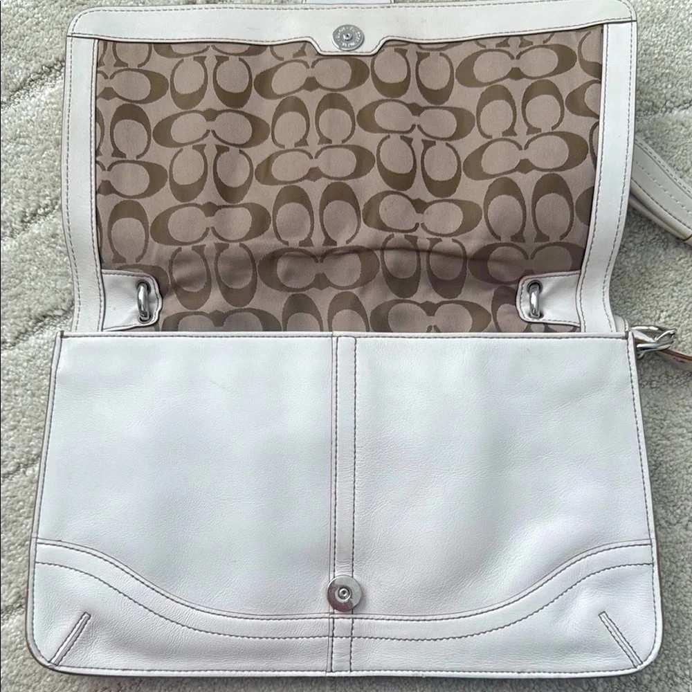 Coach beautiful white